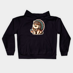 Pomeranian indian Kids Hoodie